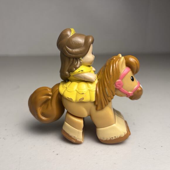Fisher Price Little People Disney Klip Klop Princess Belle Horse Beauty & Beast - Picture 3 of 12